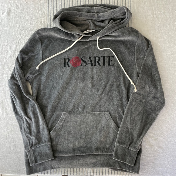 Rodarte Tops - Rodarte - Rosarte Velour Hoodie